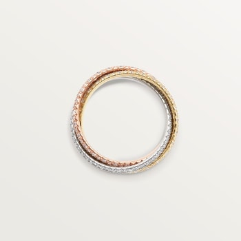 Trinity ring, small model, paved Trinity ring, small model, paved