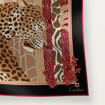90 scarf, Woman with a Panther 90 scarf, Woman with a Panther