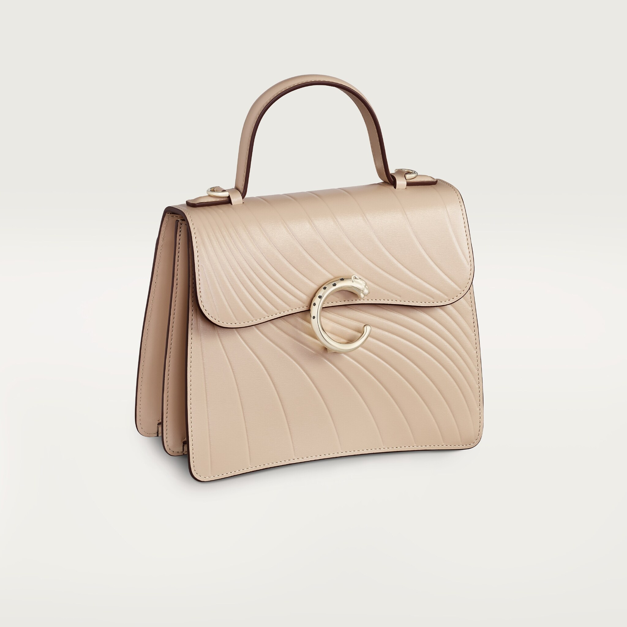 Top handle bag small model, Panthère de Cartier
