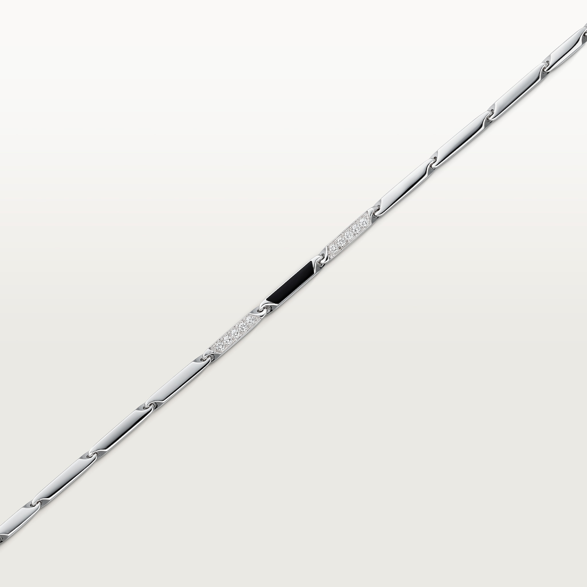 Panth&egrave;re de Cartier long necklace, small model, paved 