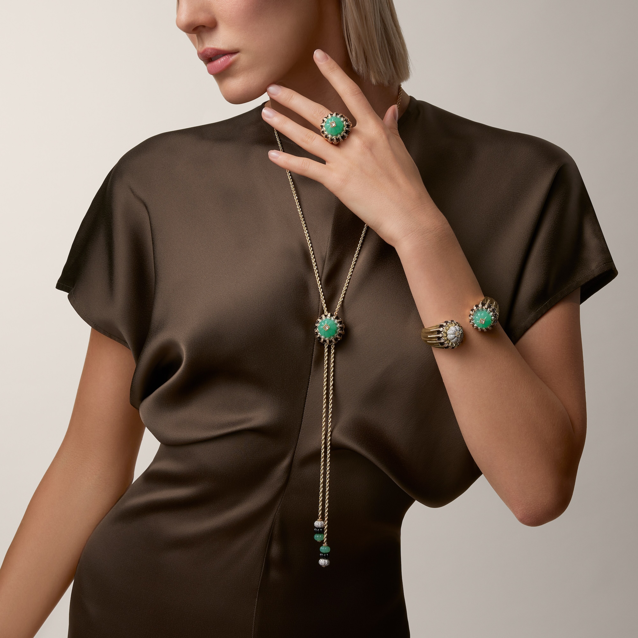 Collier Cartier Libre Tuttitutti, chrysoprase