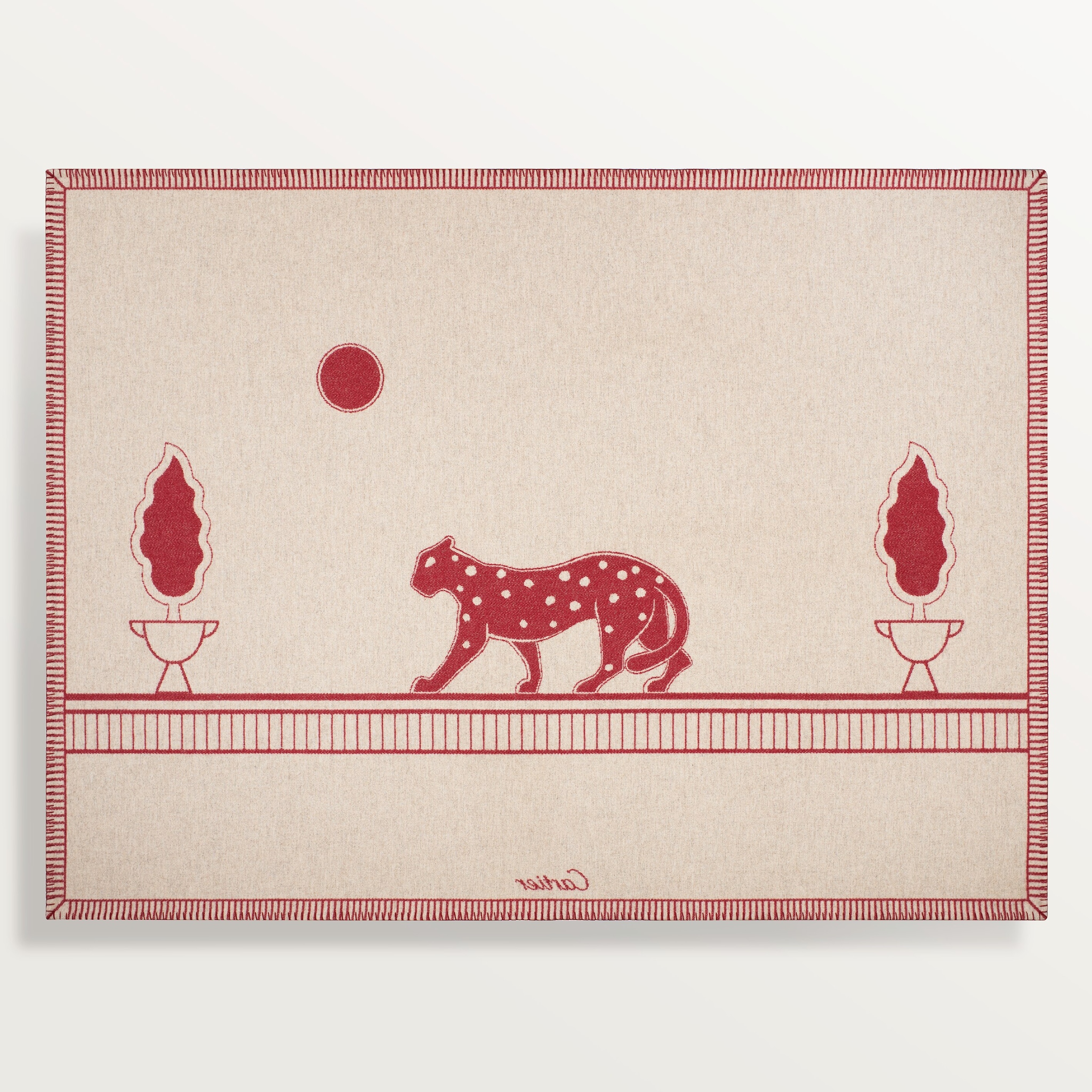 6 صورة ،بطانية صغيرة "پانتير دو كارتييه"