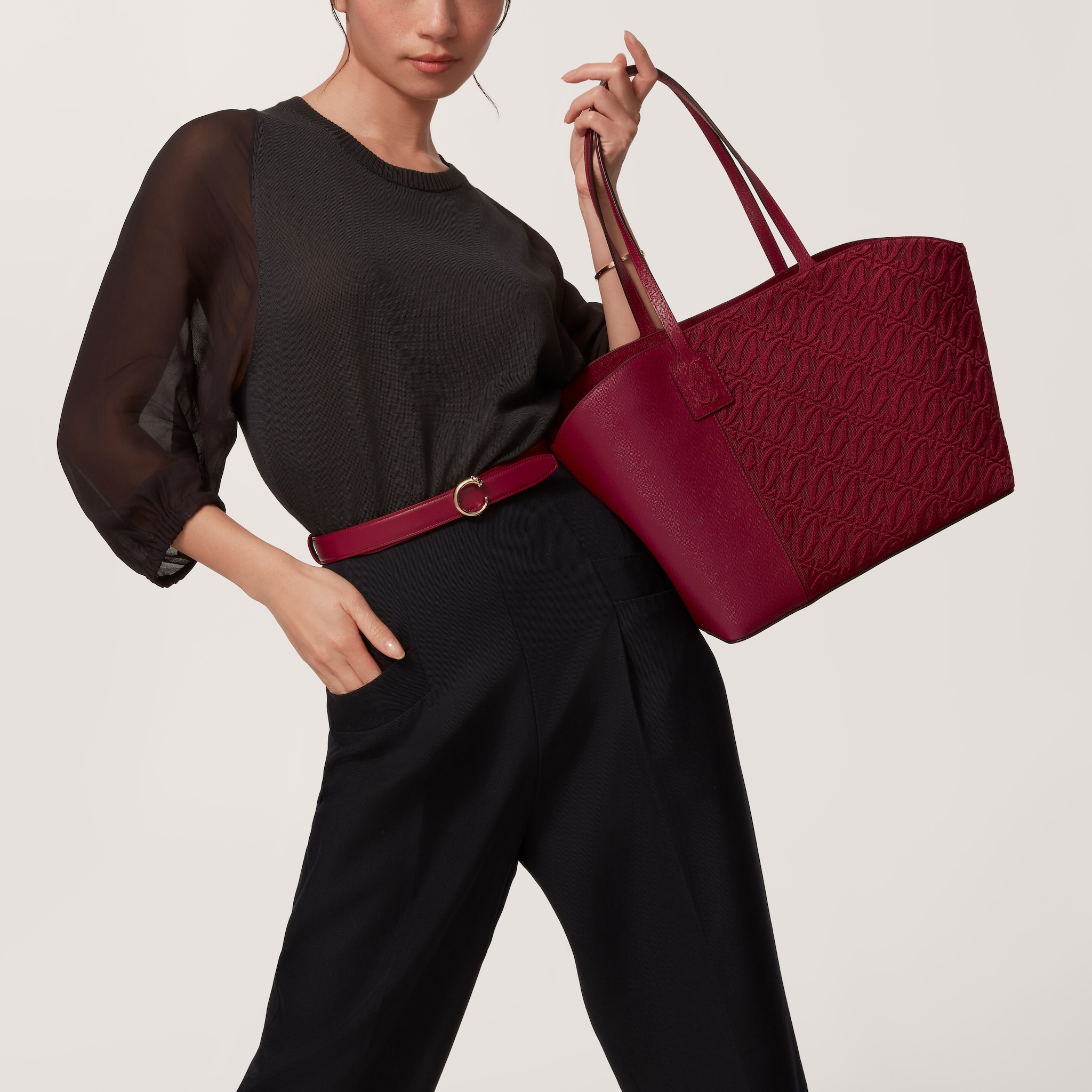 Tote bag, C de Cartier