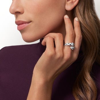 Panthère de Cartier ring, semi-paved Panthère de Cartier ring, semi-paved