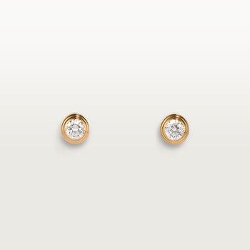 CRB8301215 Diamants Legers earrings XS Yellow gold diamonds Cartier
