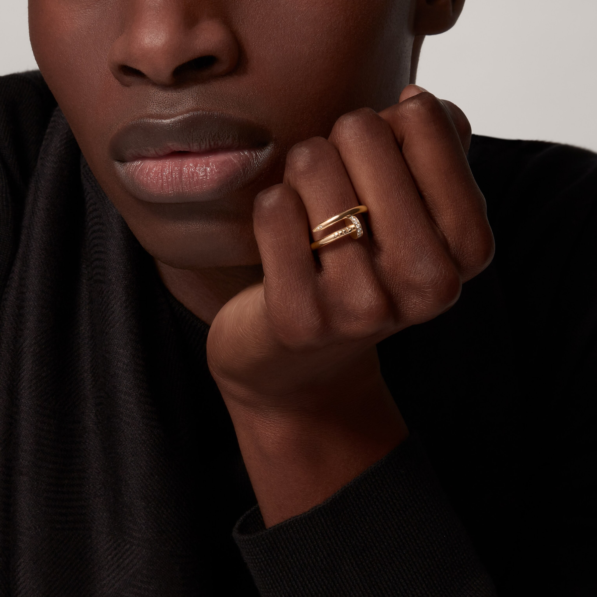 CRB4216900 - Juste un Clou ring - Yellow gold, diamonds