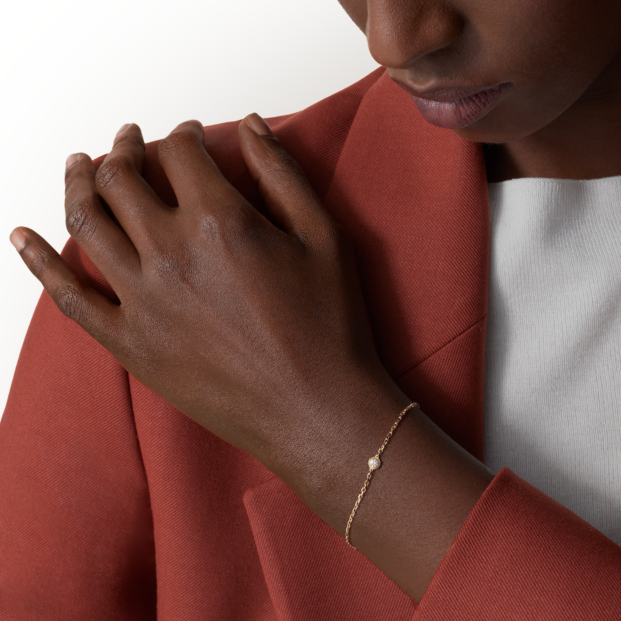 Cartier d'Amour bracelet, diamond, small model