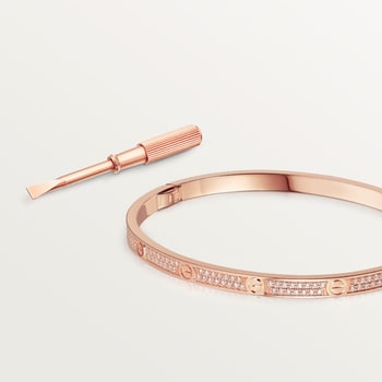 #LOVE# bracelet, small model, paved #LOVE# bracelet, small model, paved