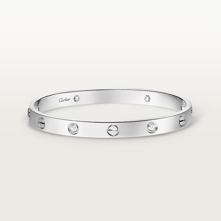 Cartier LOVE Classic Model 4 Diamond Bracelet
