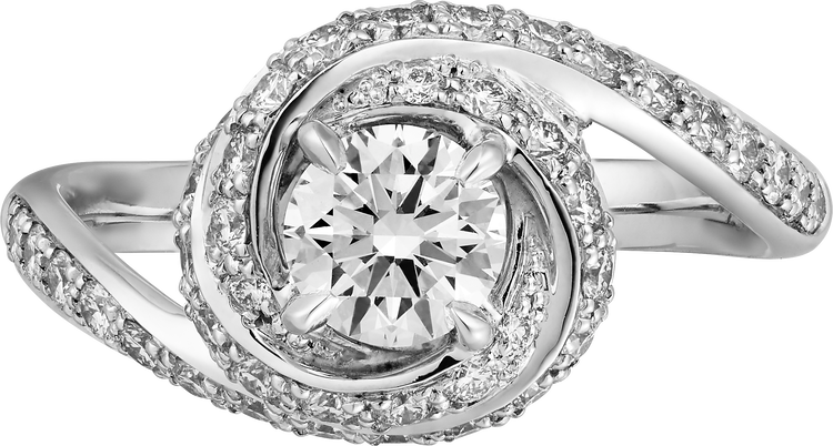 Cartier trinity ruban solitaire clearance