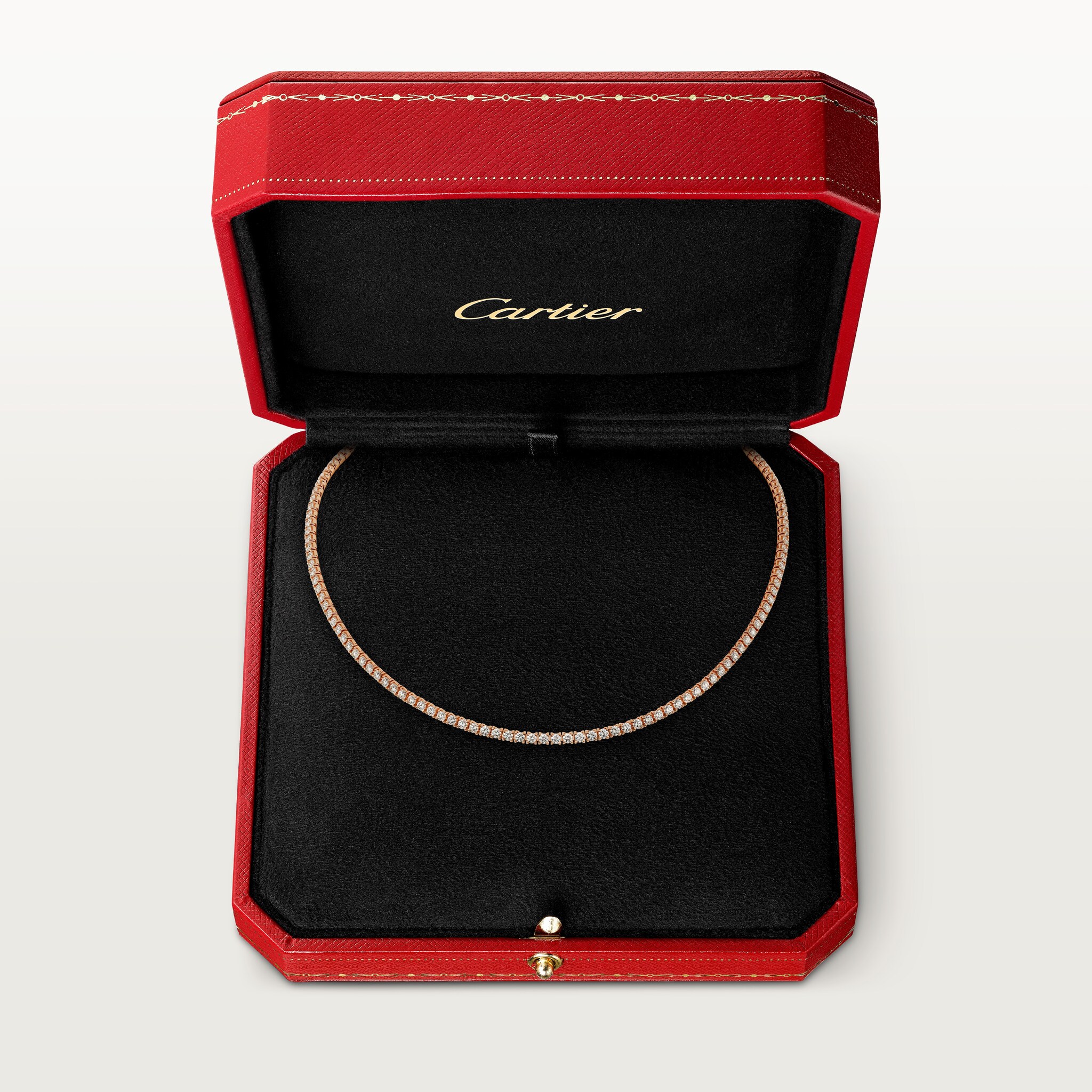 Lignes Essentielles necklace, brilliant-cut diamonds