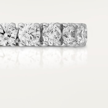 Cartier Destinée wedding band, 4.1 mm width, paved  Cartier Destinée wedding band, 4.1 mm width, paved