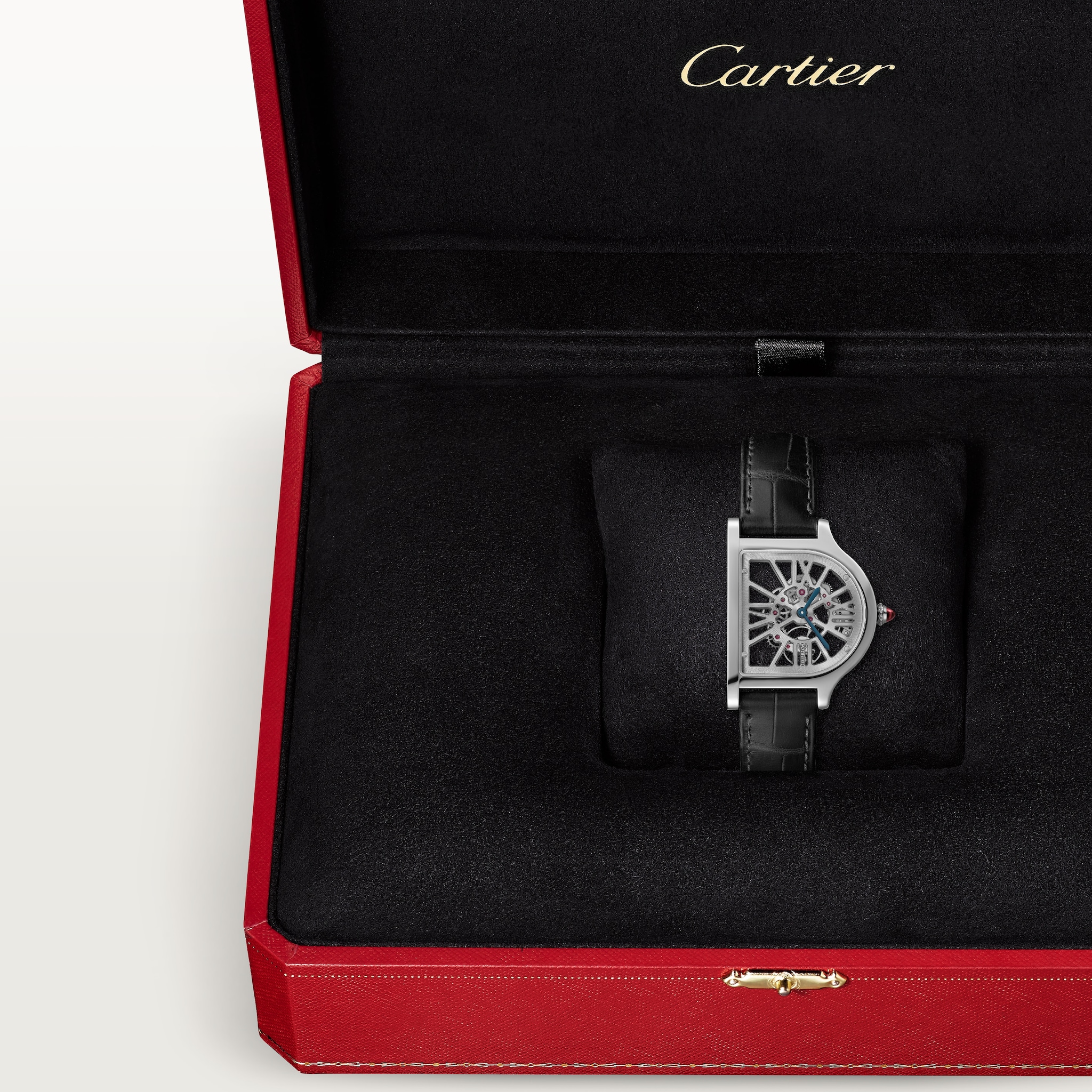 Cloche de Cartier skeleton watch