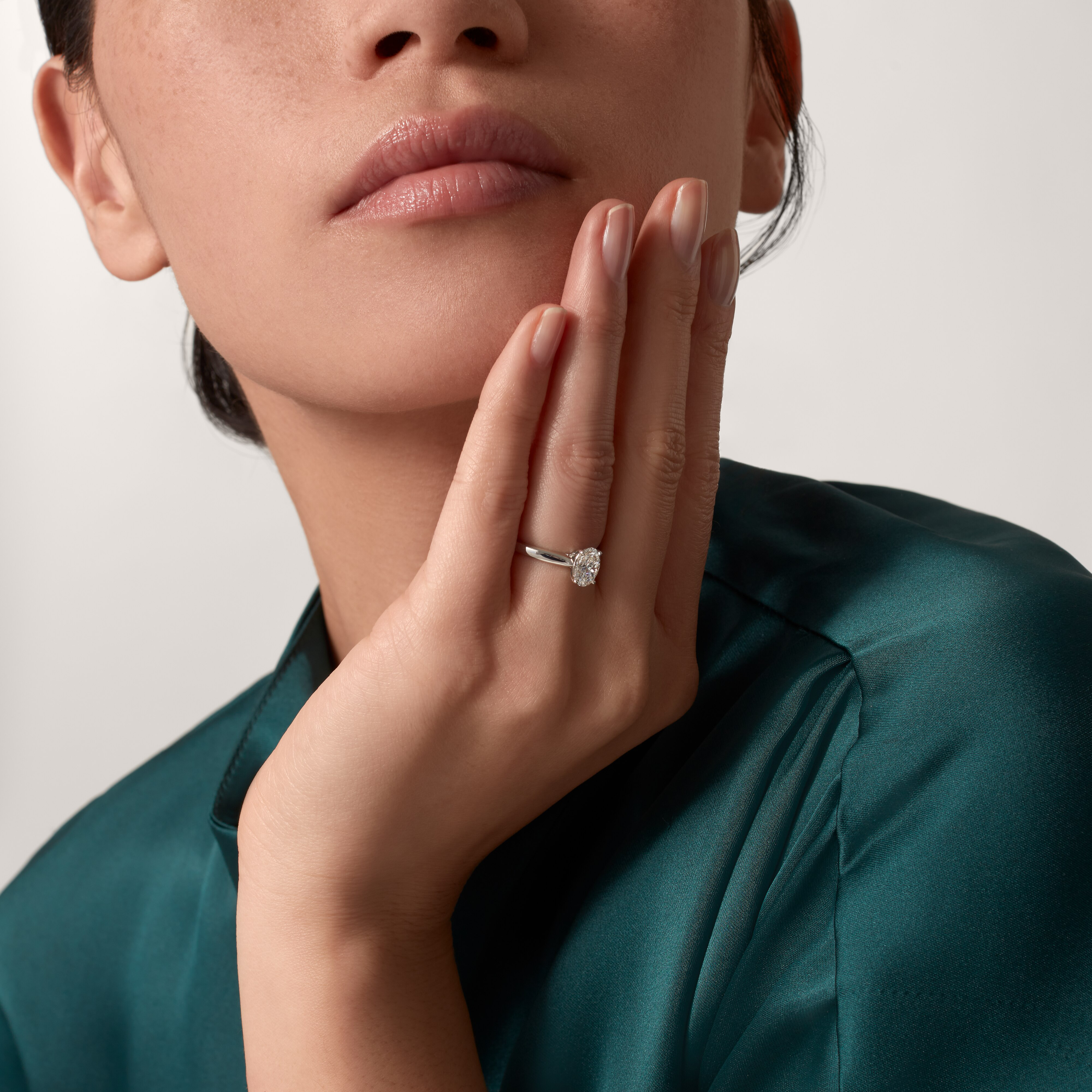 1895單鑽戒指，橢圓形切割鑽石，圖片7