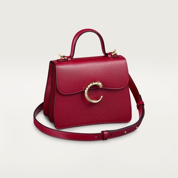 Top handle bag mini model Panth re de Cartier
