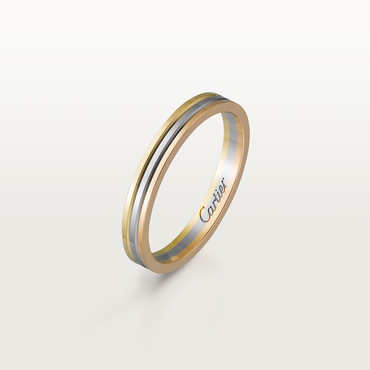 Cartier wedding band sales trinity