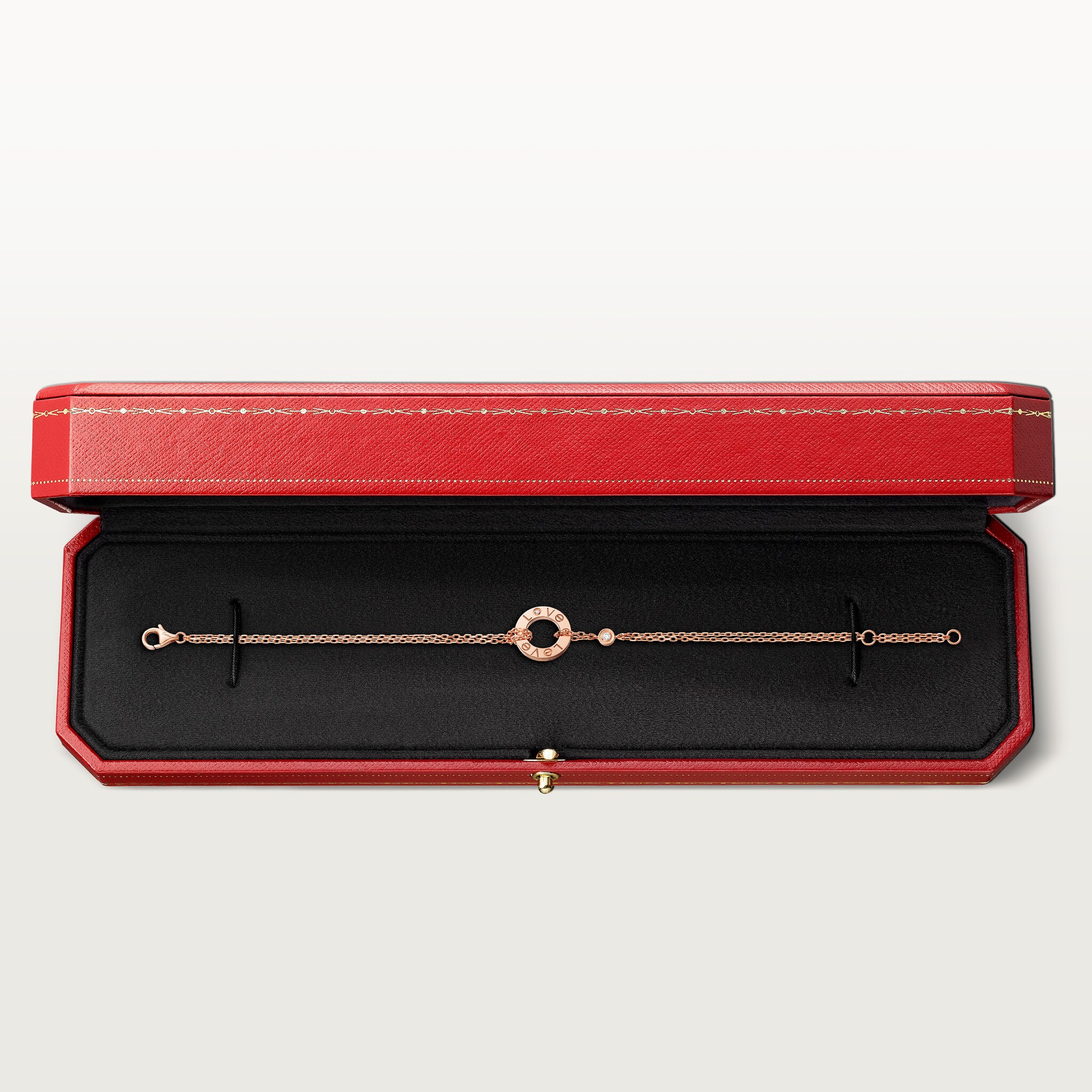 #LOVE# bilezik, zincirli, 2 pırlanta, resim 7