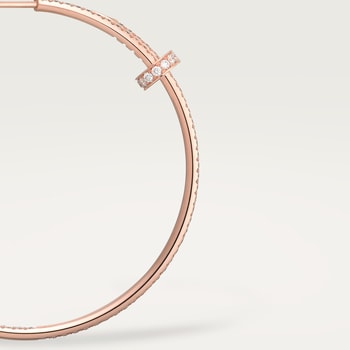 Juste un Clou hoop earrings, large model, paved Juste un Clou hoop earrings, large model, paved