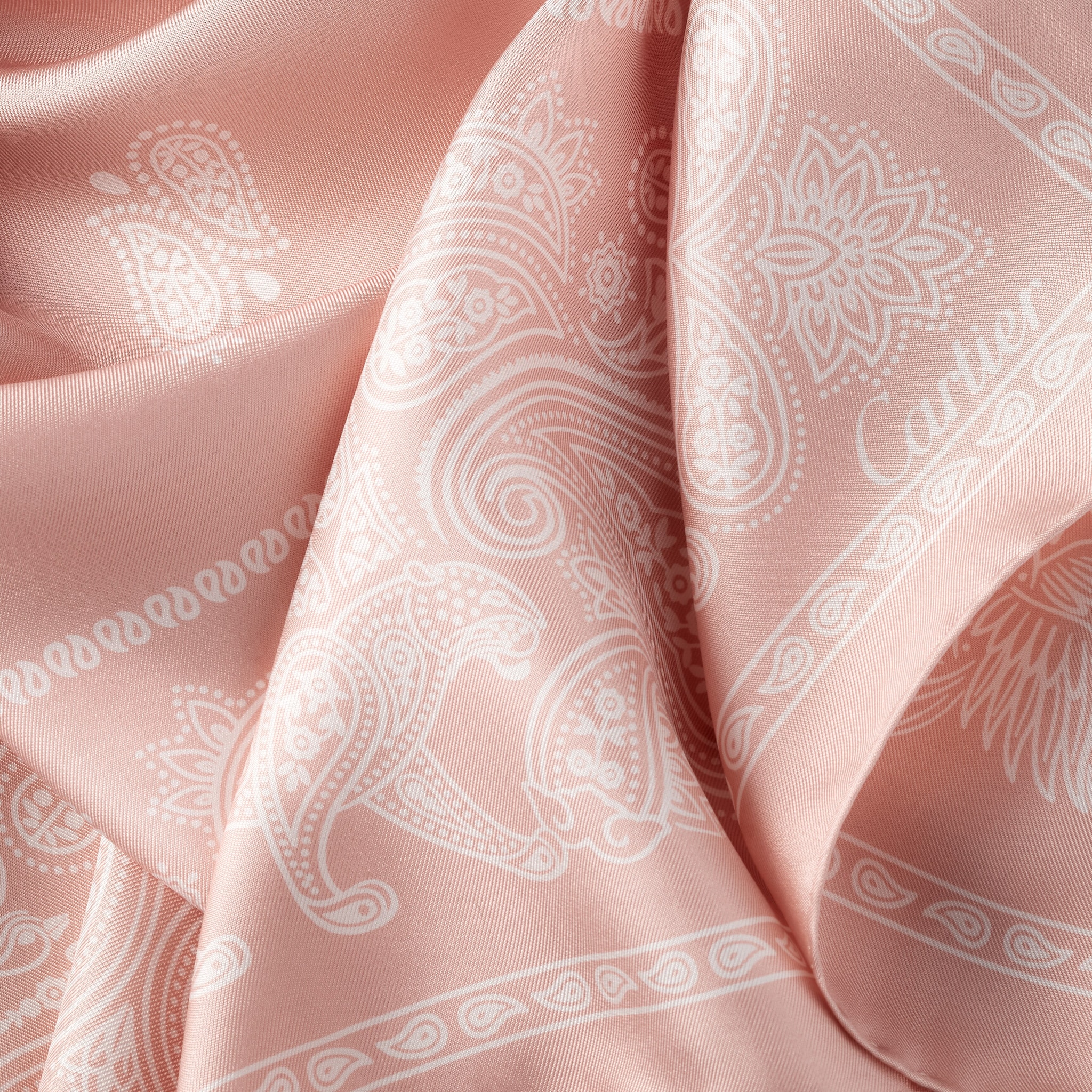 Double C Paisley 90 scarf