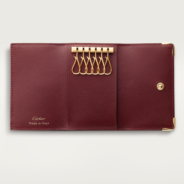 Cartier Must 6 Keys Box Calf キーケース CRL3001358 - 6-Key Key Ring, Must de Cartier - Burgundy