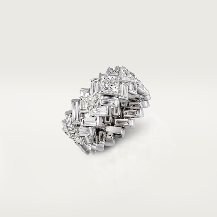 Cartier baguette diamond ring deals