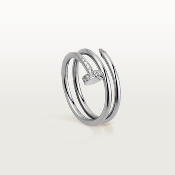 Juste un Clou ring, double, diamonds