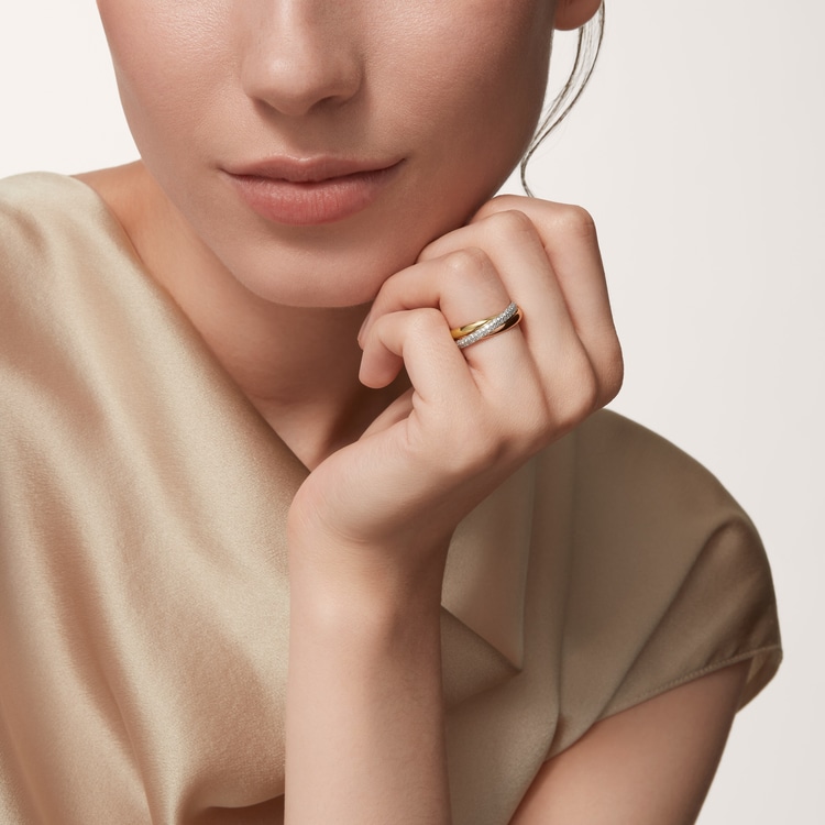 Cartier trinity fine ring best sale