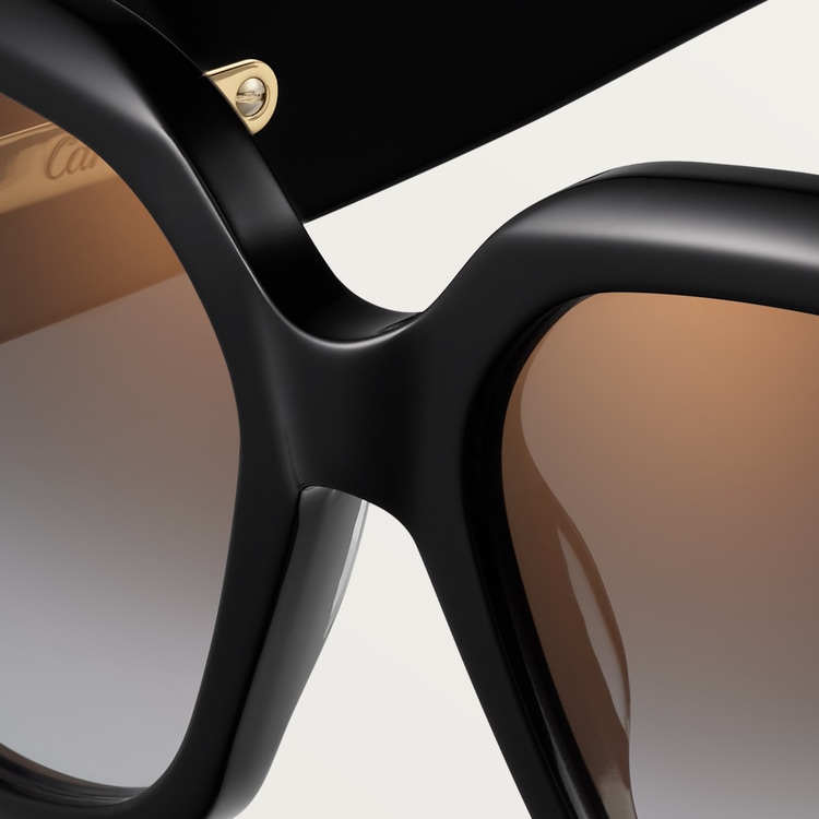 関税込み】Cartier ブラック Panthere de Cartier サングラス 関税込み】Cartier ブラック Panthere de Cartier サングラス