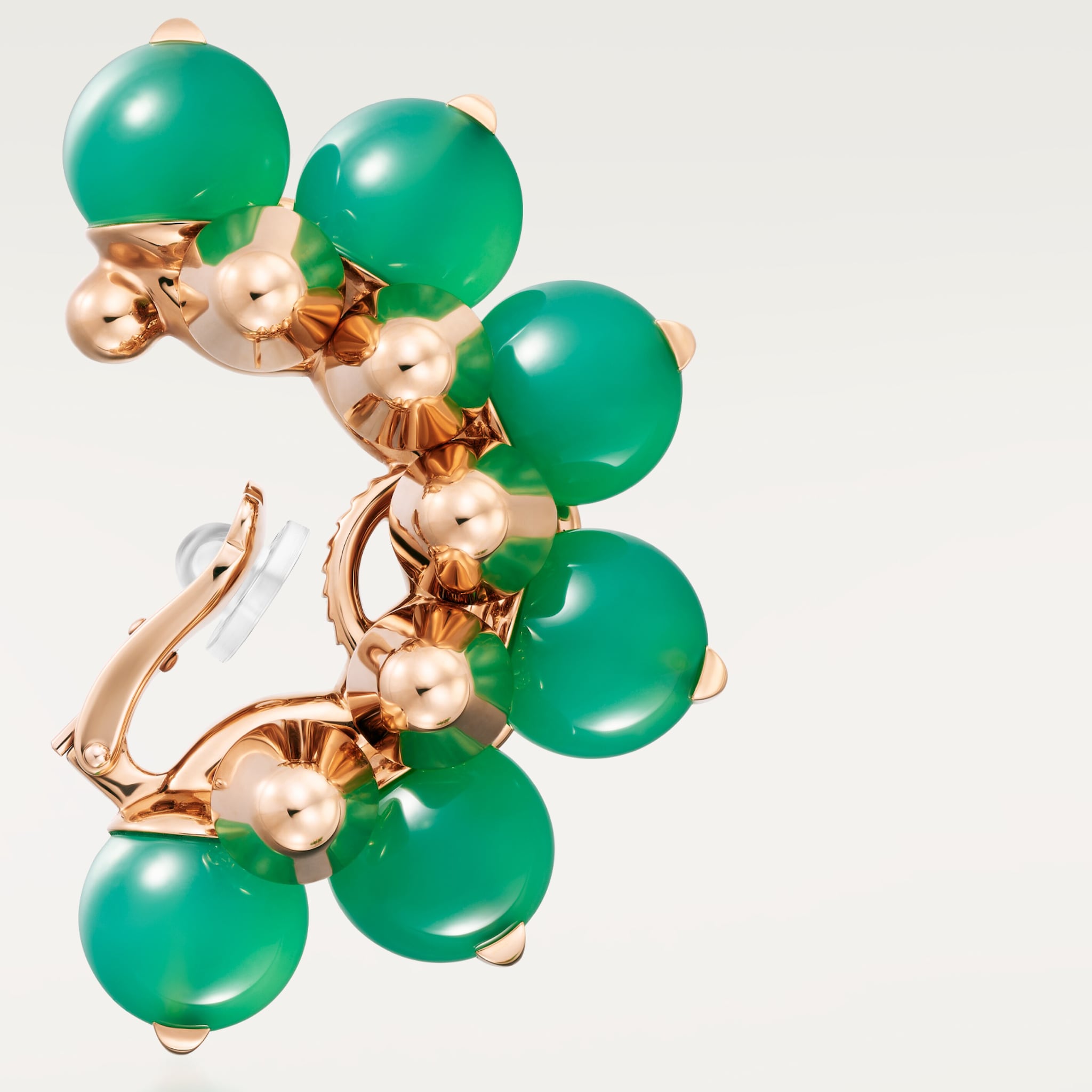 Clash de Cartier single earring, chrysoprase, extra-large model 