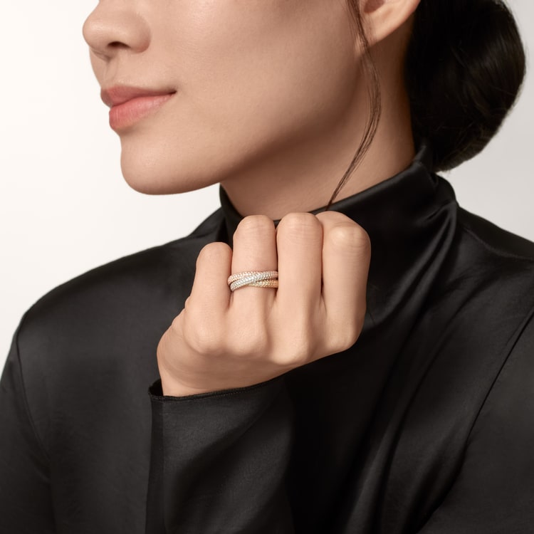 Cartier trinity ring large hotsell