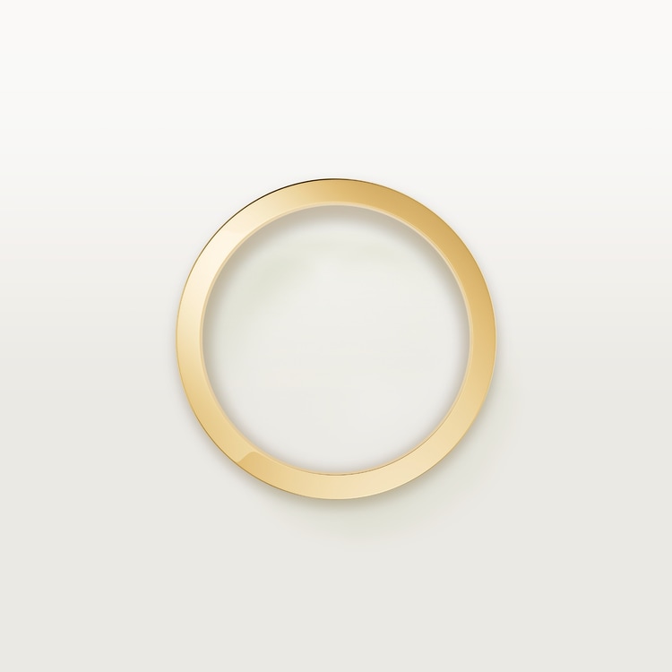C de Cartier wedding ring, 3 mm width, 1 diamond