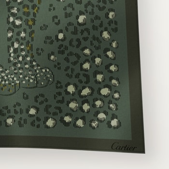 90 scarf, Panthere dots 90 scarf, Panthere dots
