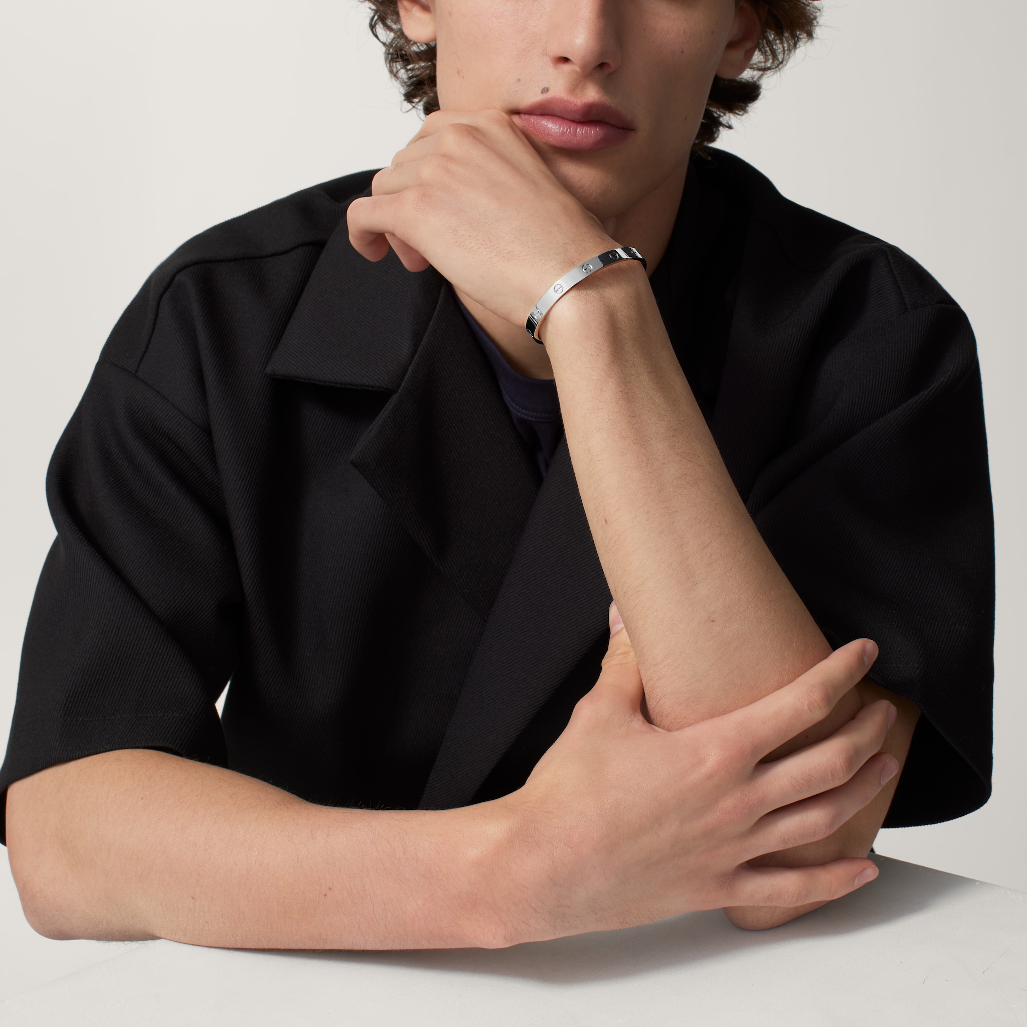 #LOVE# bracelet,single-screw closure, classic model