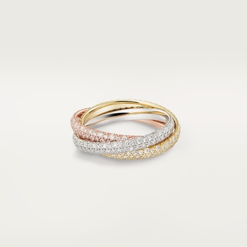 Trinity ring, small model, paved Trinity ring, small model, paved