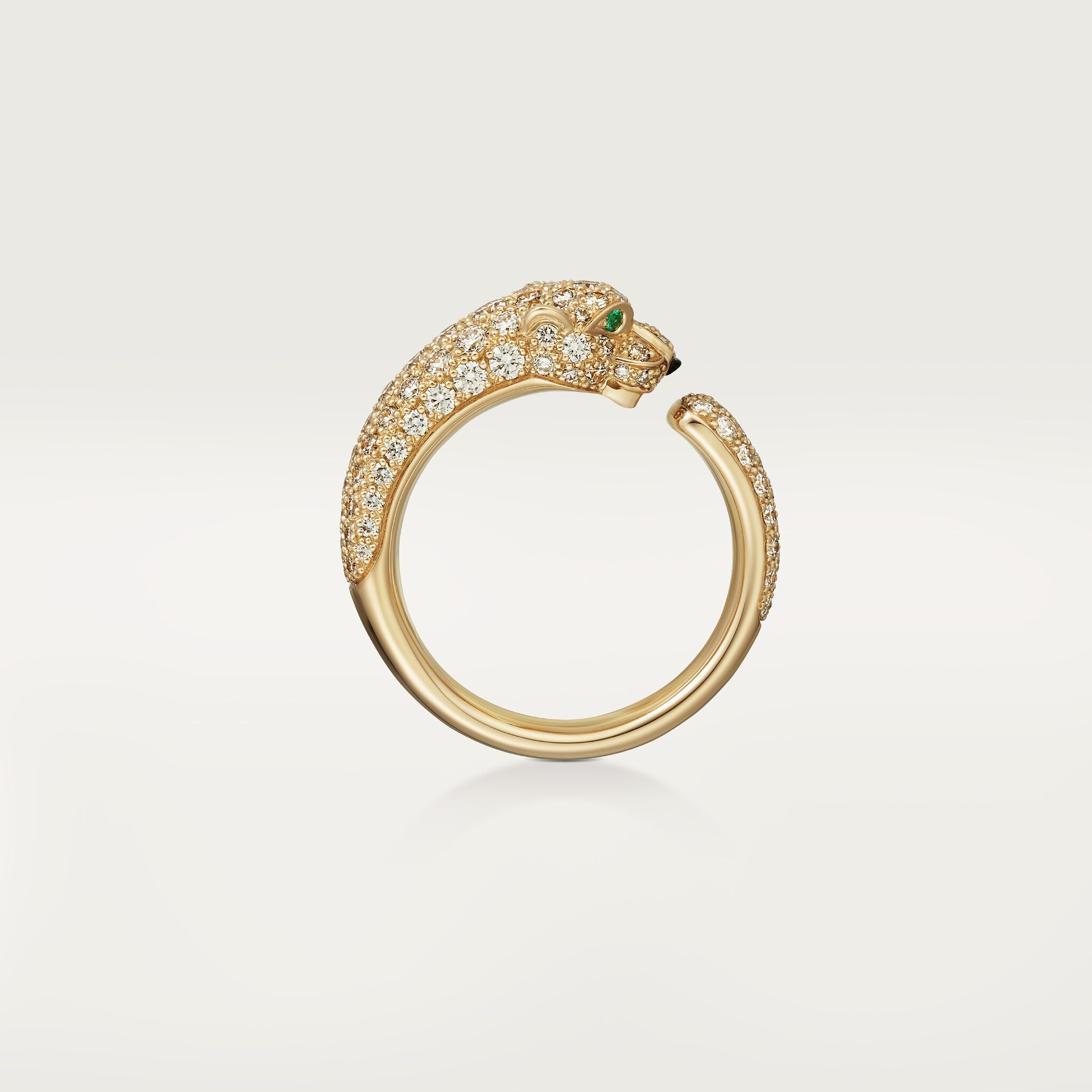 Panth&egrave;re de Cartier ring, small model, paved