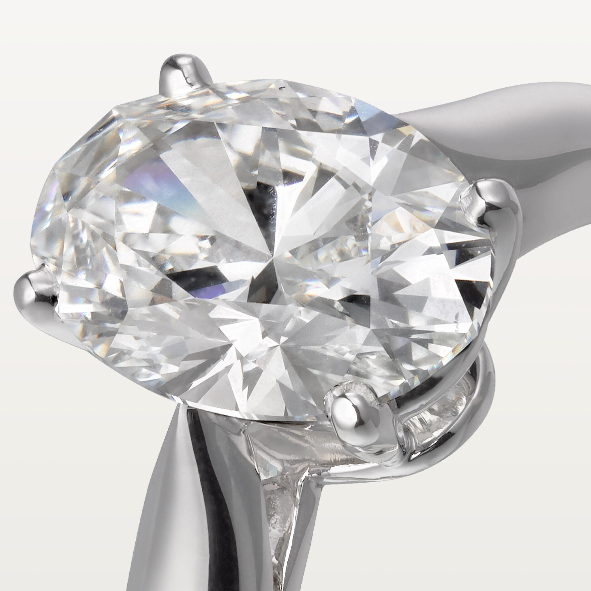 1895 solitaire, oval-cut diamond, image 5