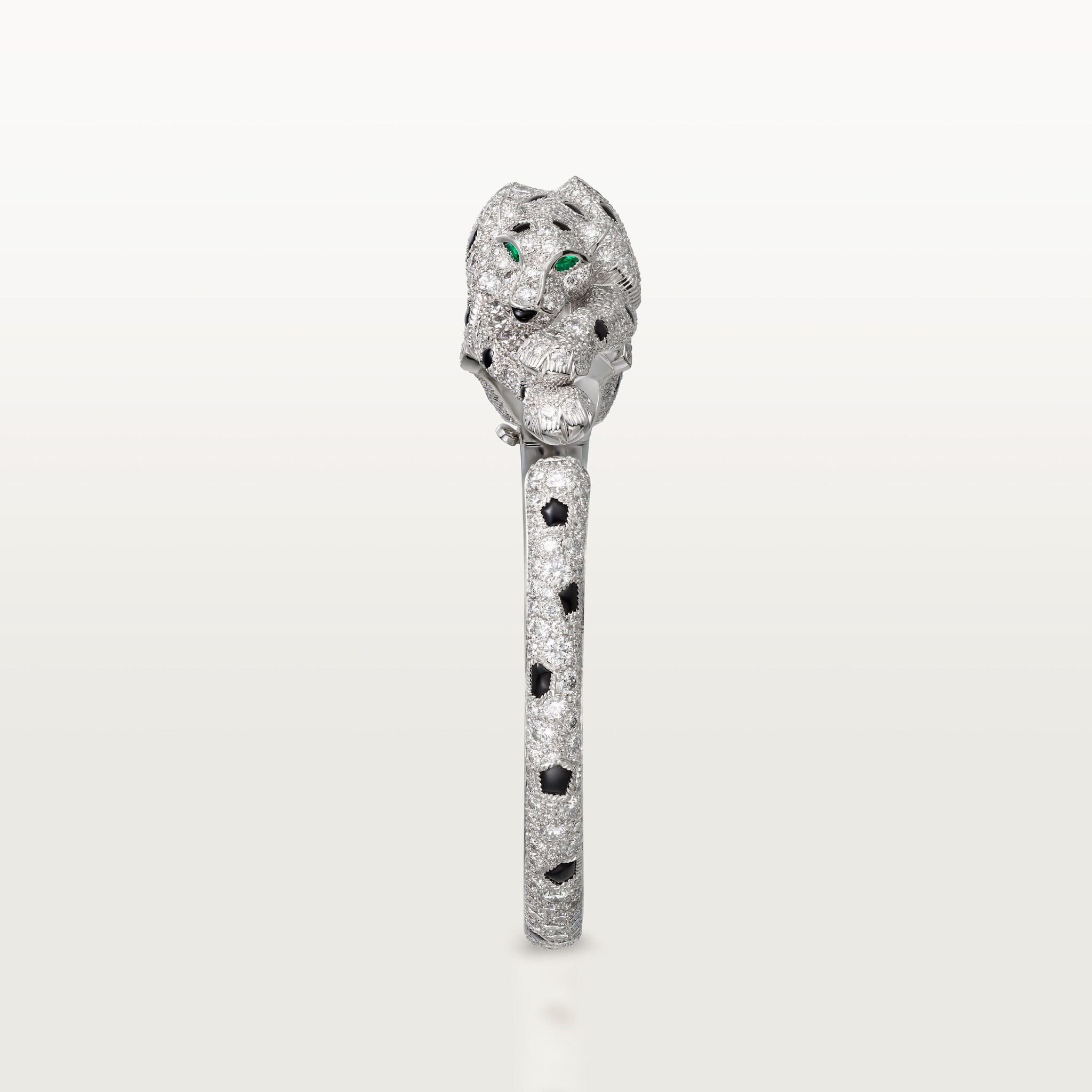 Panth&egrave;re de Cartier bracelet, paved , image 6