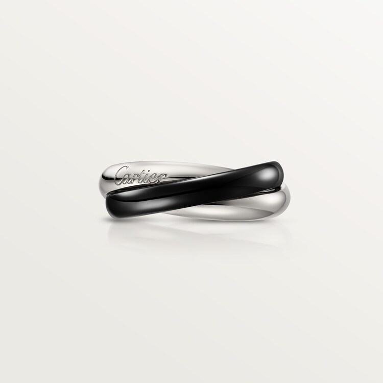 指輪・リング Cartier Trinity ring, ceramic, classic model Trinity ring, ceramic, classic model