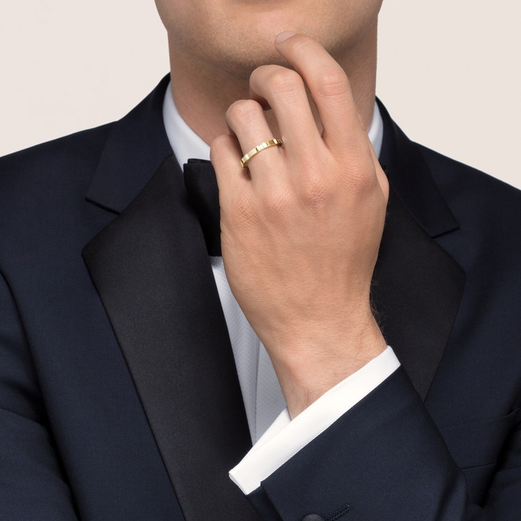 Cartier mens engagement top band