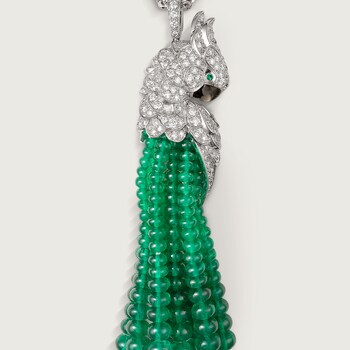 Cartier parrot necklace online