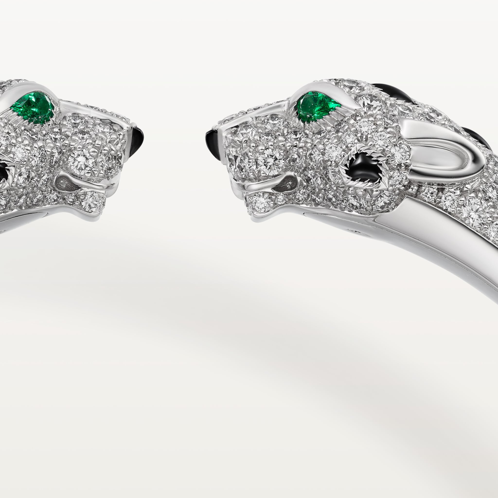 Panth&egrave;re de Cartier bracelet, articulated, paved , image 7