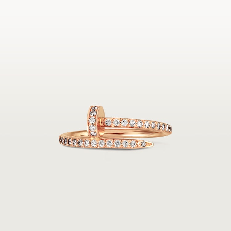 CRB4231400 Juste un Clou ring Rose gold diamonds Cartier