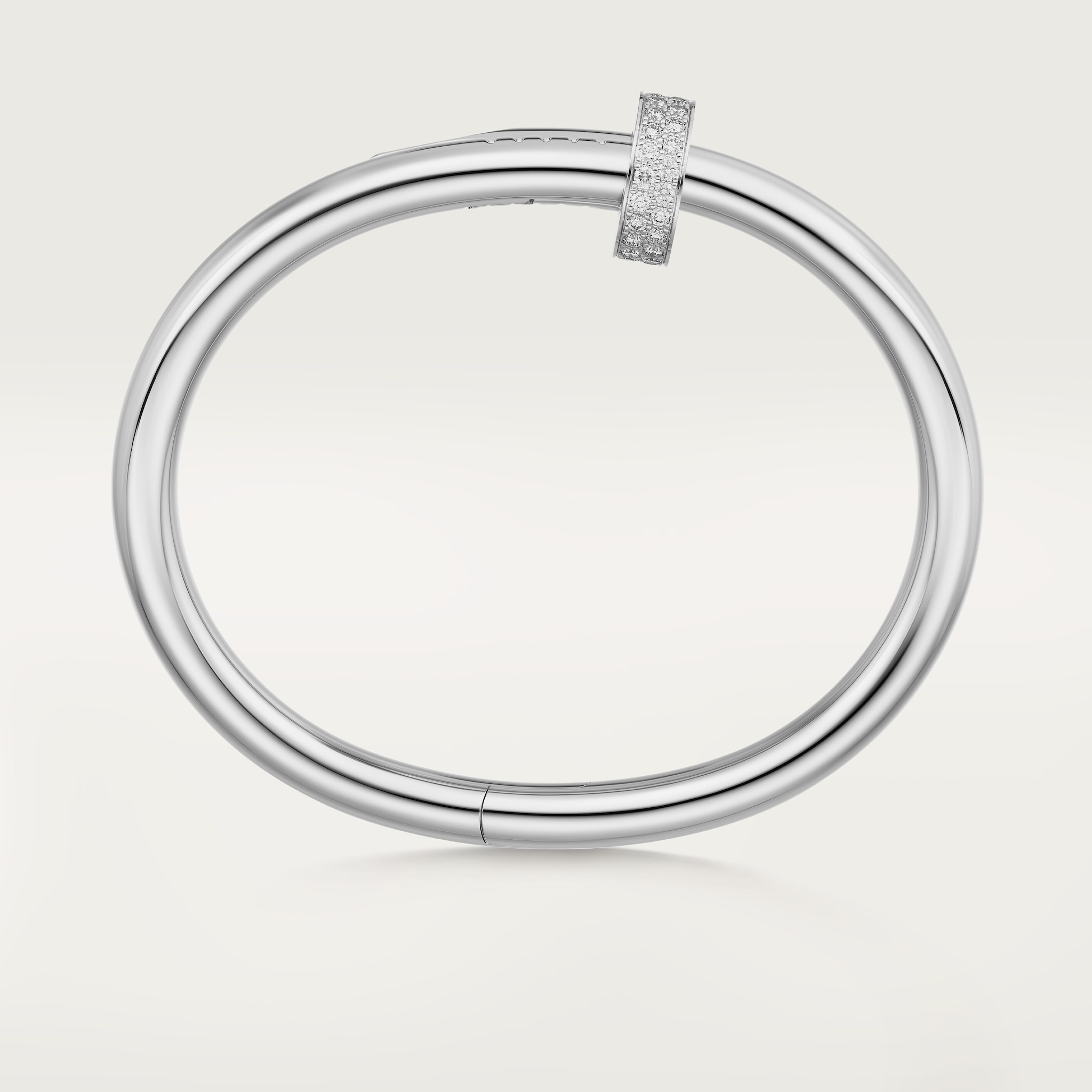 Juste un Clou bracelet, large model, diamonds, image 7