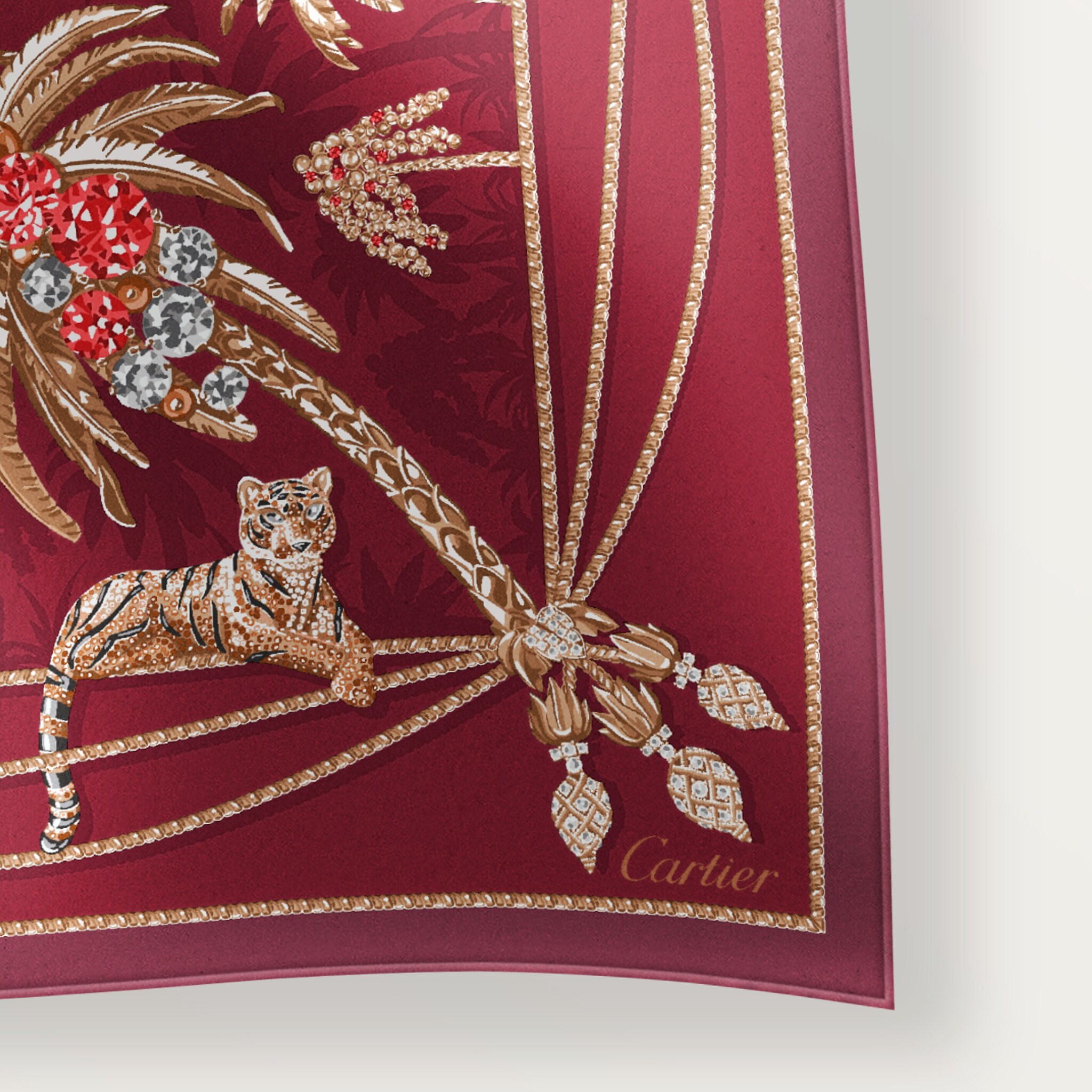  90 scarf, Jewelry Palm Trees