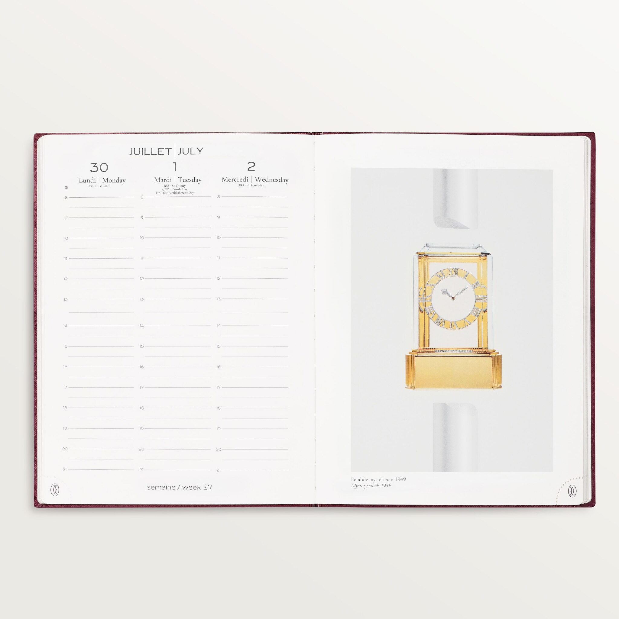 Cartier planner refill, paper, image 3