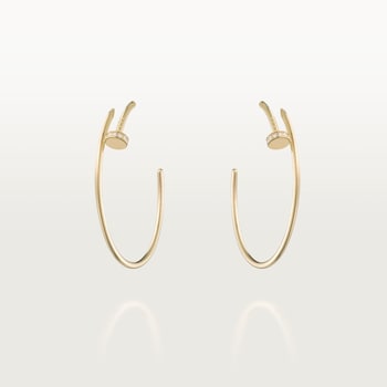 Juste un Clou hoop earrings, large model, diamonds Juste un Clou hoop earrings, large model, diamonds