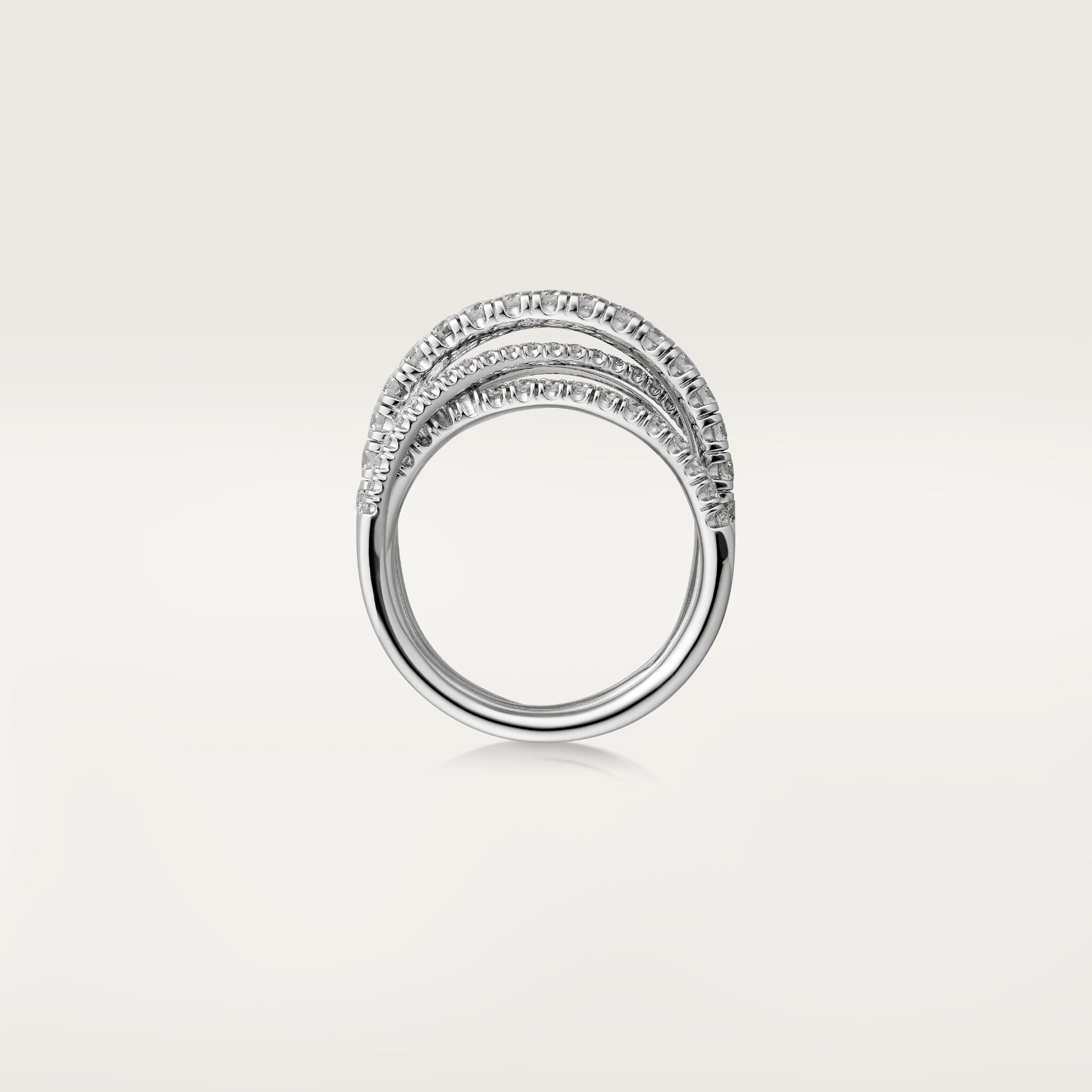 CRN4753300 Etincelle de Cartier ring White gold, diamonds Cartier