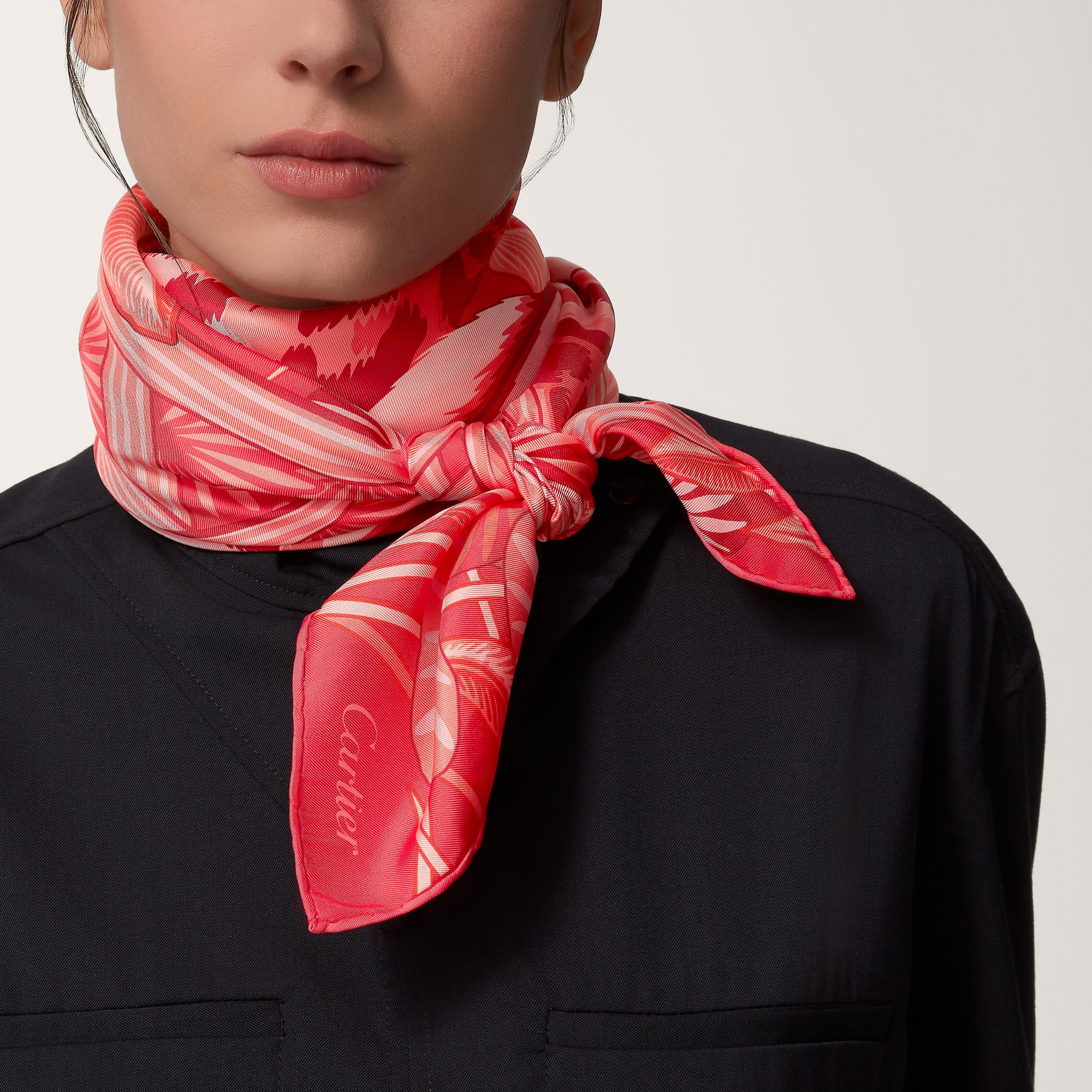 Panther in the Jungle 90 scarf, image 2