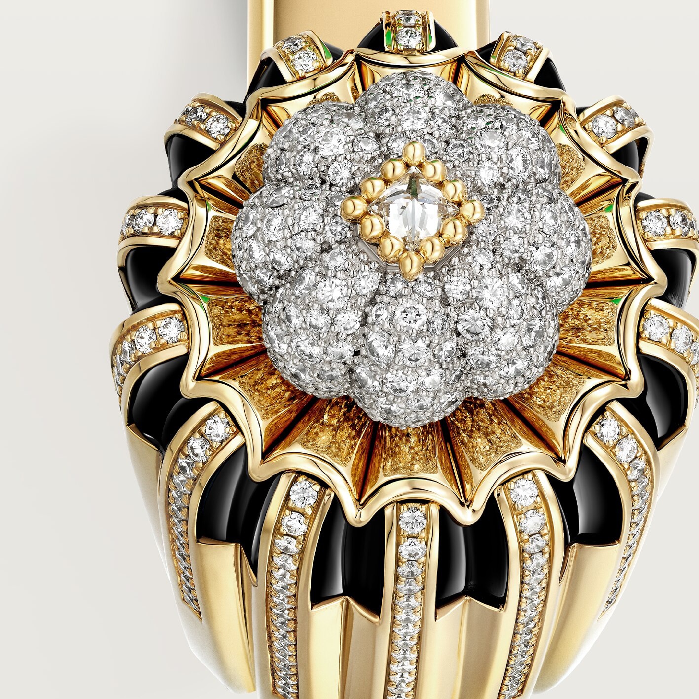 Bracelet Cartier Libre Tuttitutti, chrysoprase, diamants