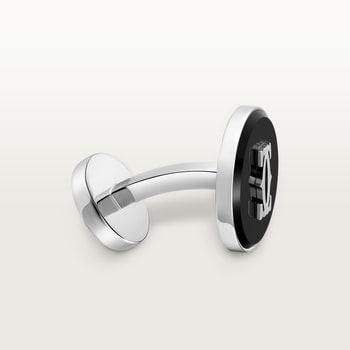 Double C de Cartier cufflinks in onyx Double C de Cartier cufflinks in onyx